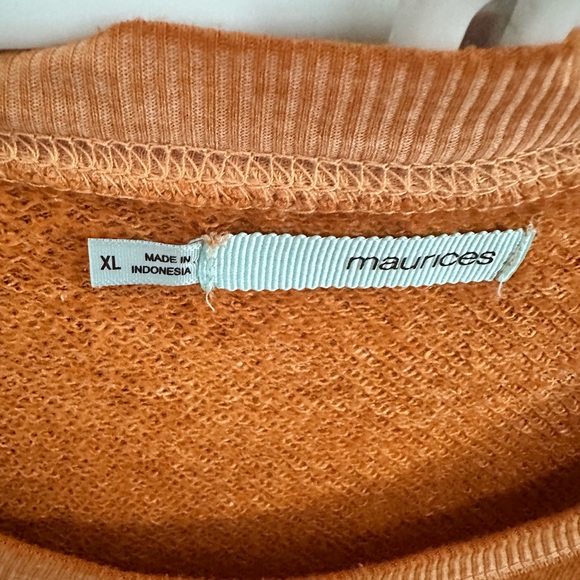 Maurices xl orange sweater/sweatshirt - Picture 2 of 2